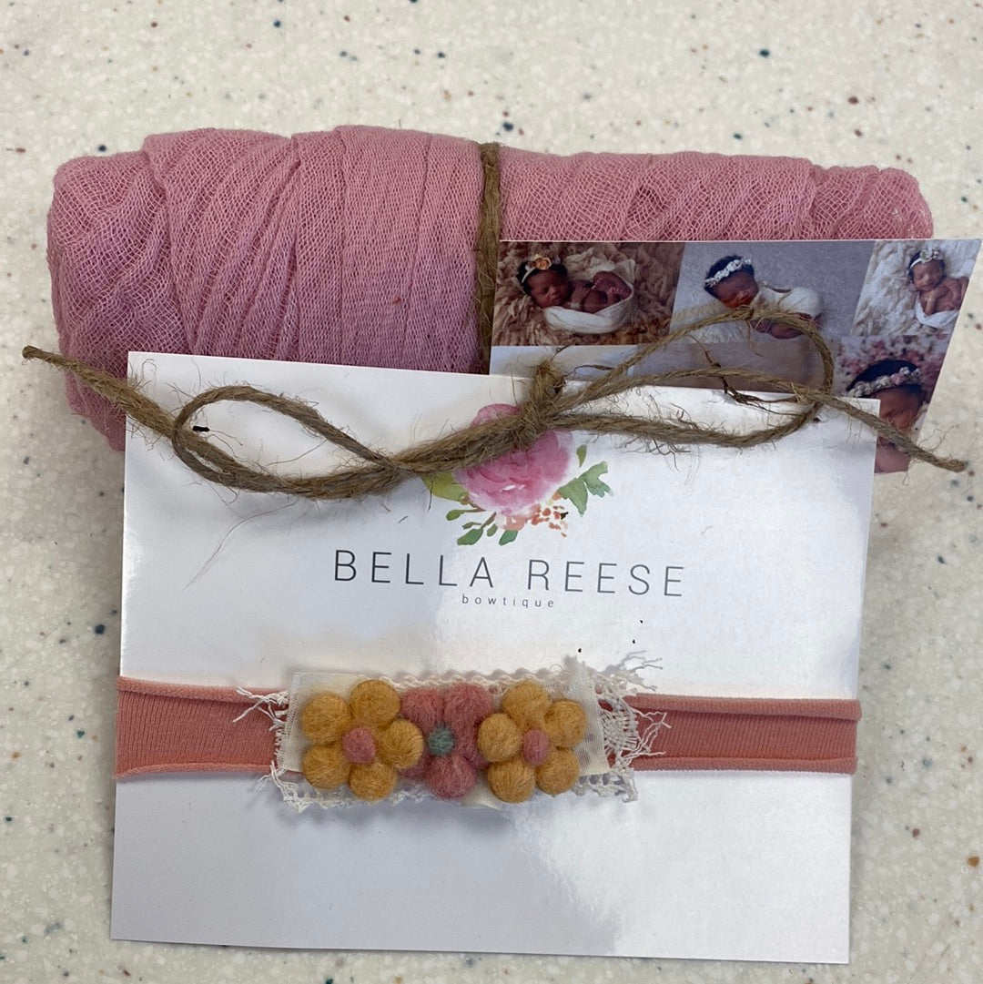 Fiona Swaddle Set - Doodlebug's Children's Boutique