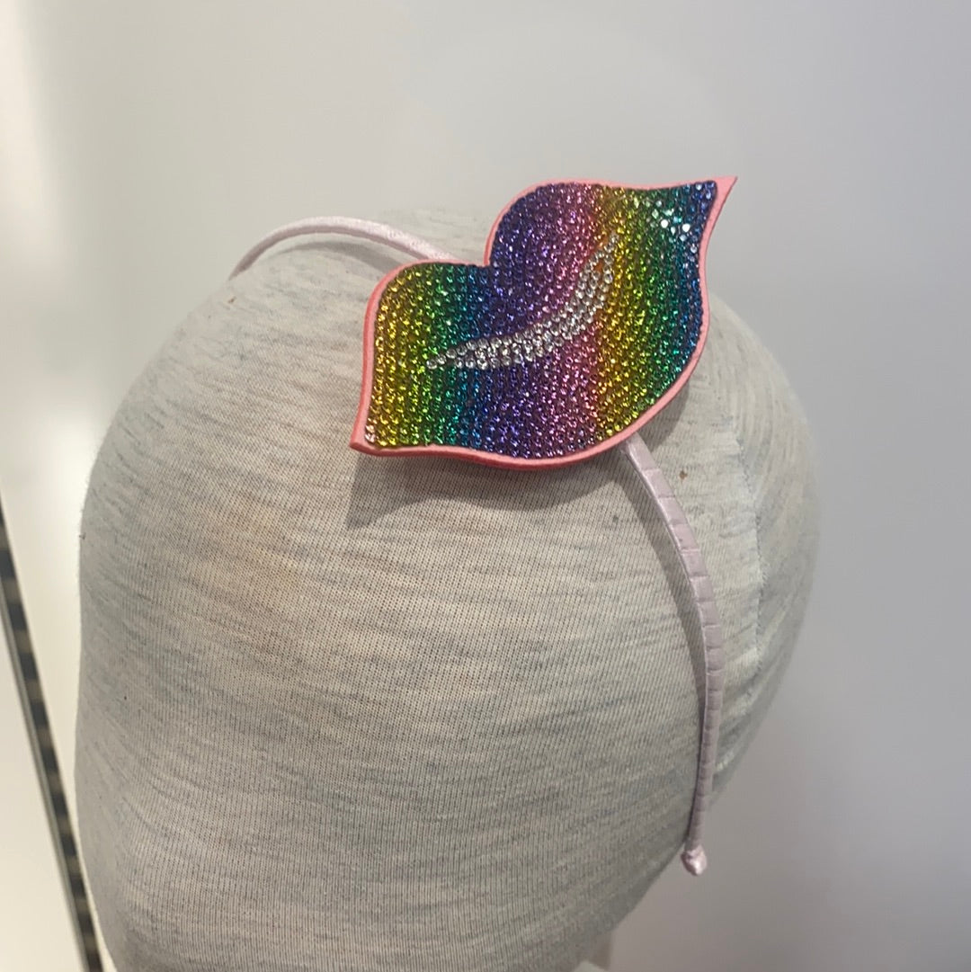 Crystal Lip Headband - Doodlebug's Children's Boutique