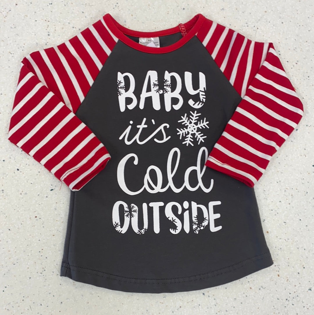 Baby It's Cold Outside Shirt - Doodlebug's Children's Boutique