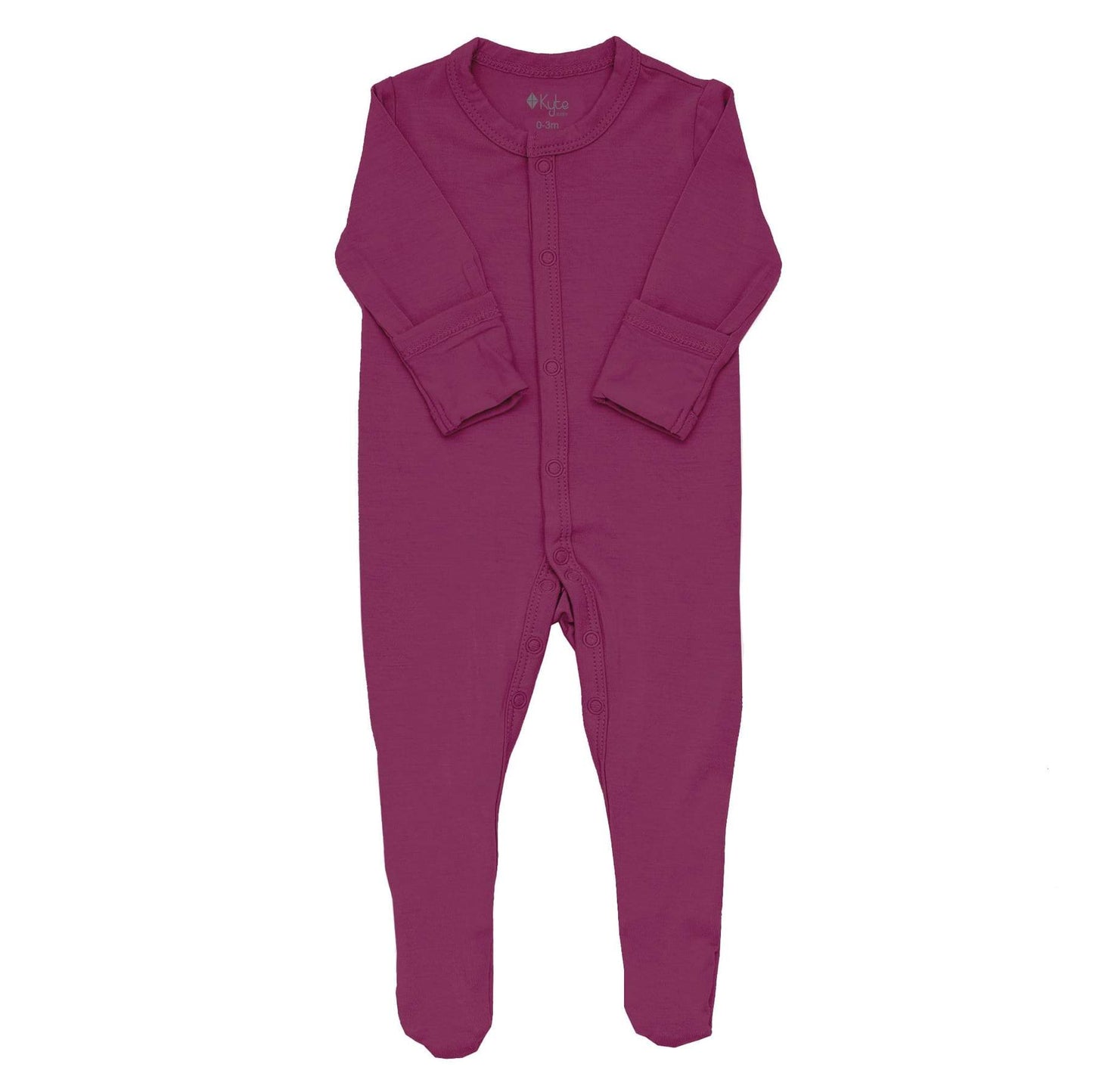 Footie in Dahlia - Doodlebug's Children's Boutique