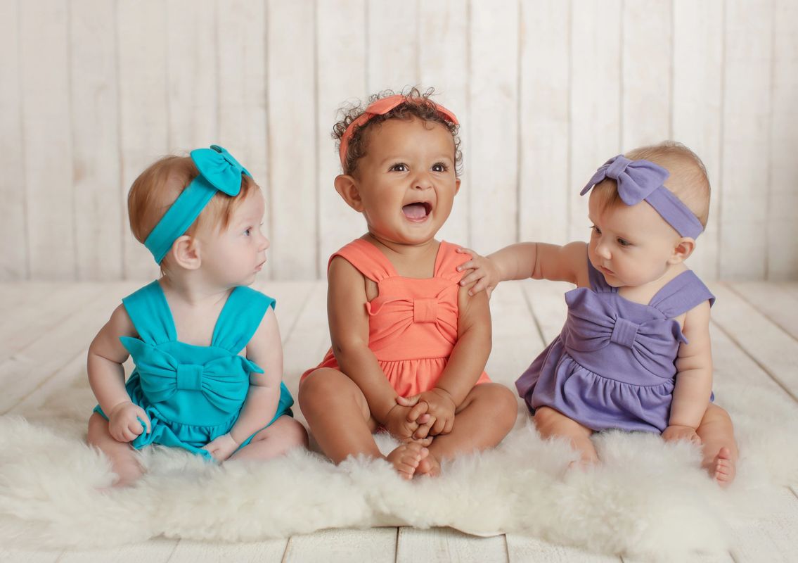 Bow Bubble in Fusion Coral - Doodlebug's Children's Boutique