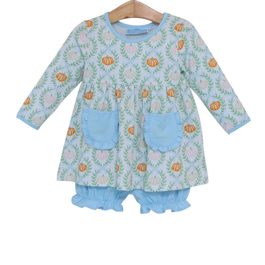 Pumpkin Patch Bloomer Set  - Doodlebug's Children's Boutique
