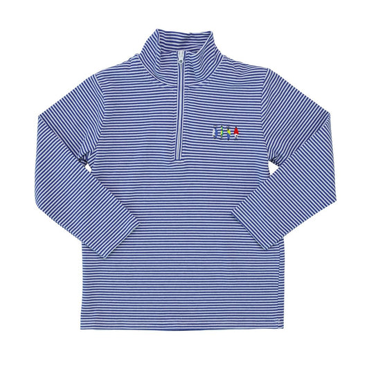 Fishing Lures 1/4 Zip Pullover  - Doodlebug's Children's Boutique