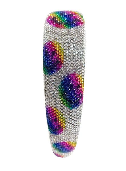 Rainbow Smile Crystallized Headband  - Doodlebug's Children's Boutique