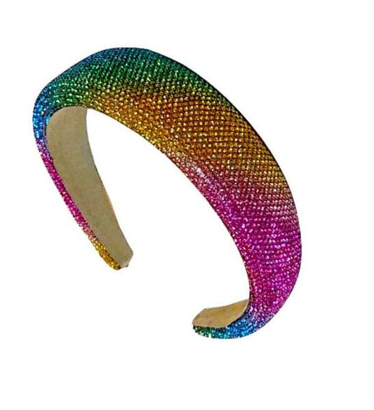 Ombre Rainbow Crystallized Headband  - Doodlebug's Children's Boutique