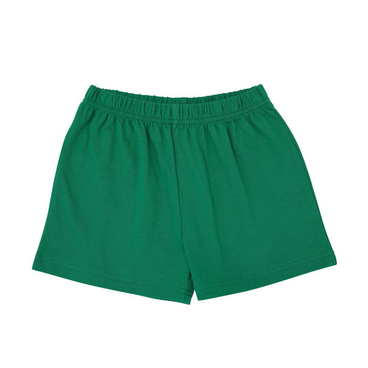 Knit Shorts in Green  - Doodlebug's Children's Boutique