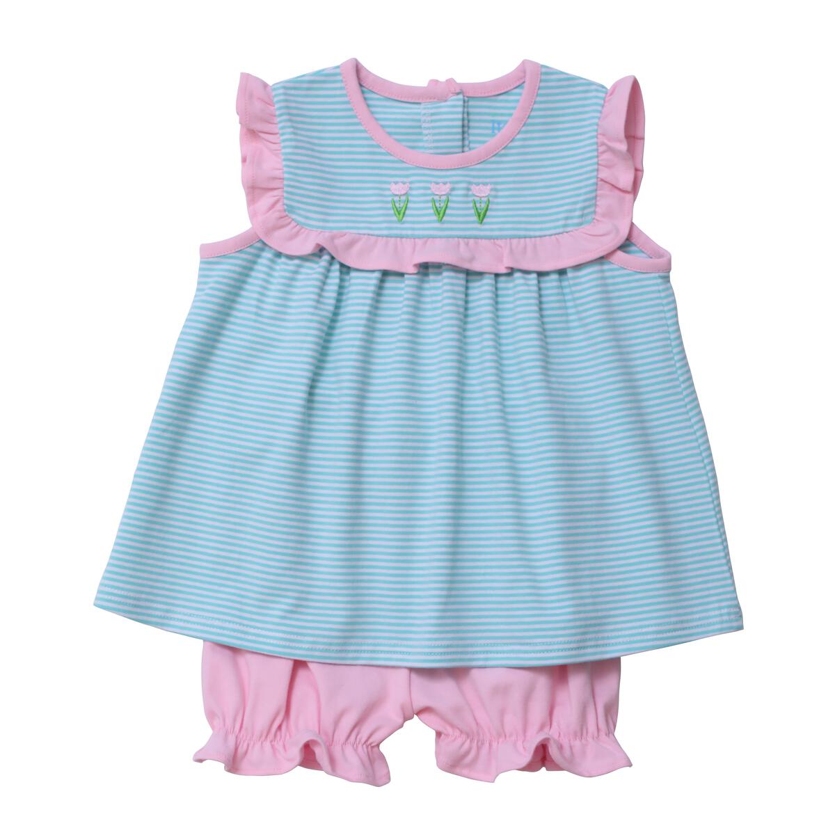 Tulips Bloomer Set  - Doodlebug's Children's Boutique
