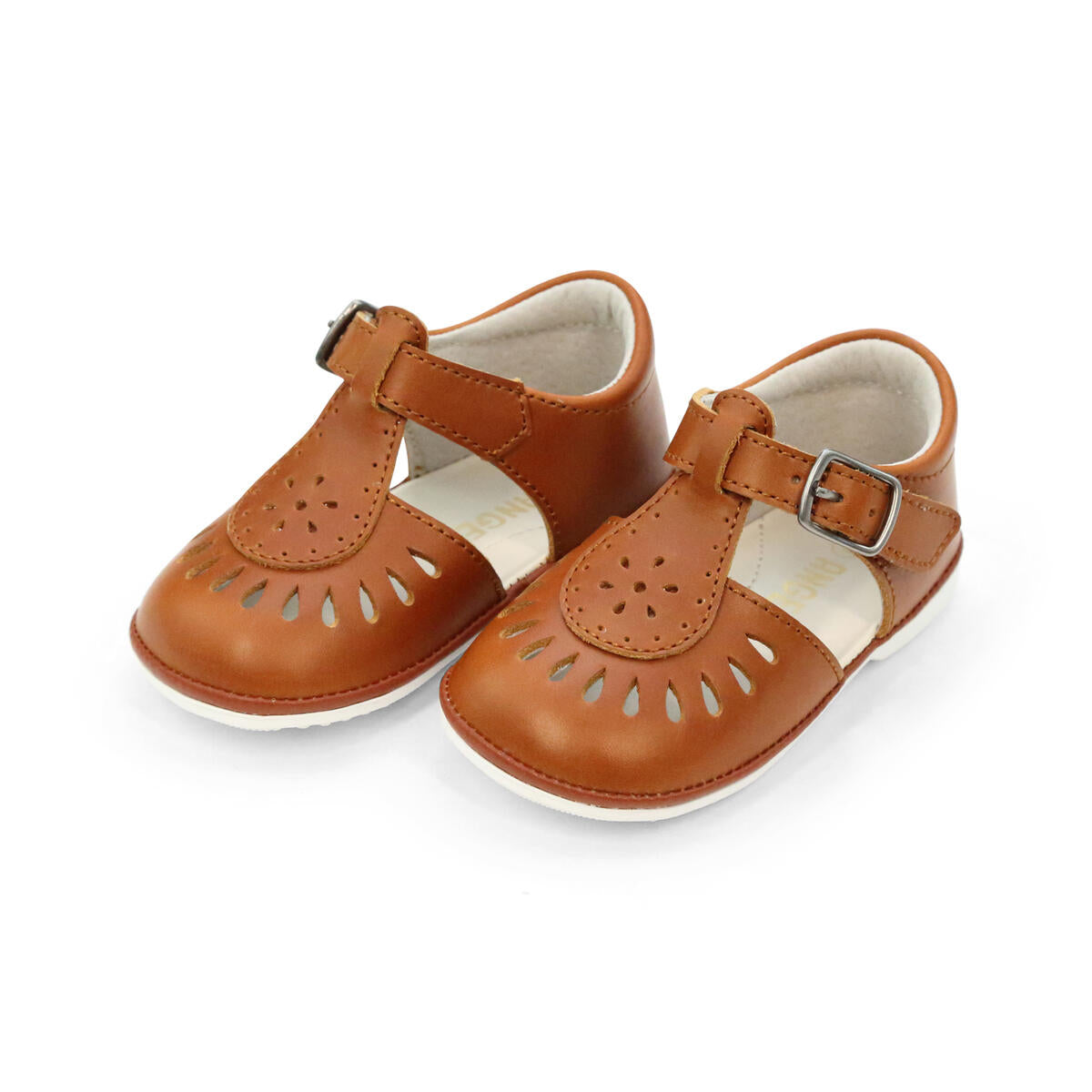 Willa Sandal in Cognac  - Doodlebug's Children's Boutique