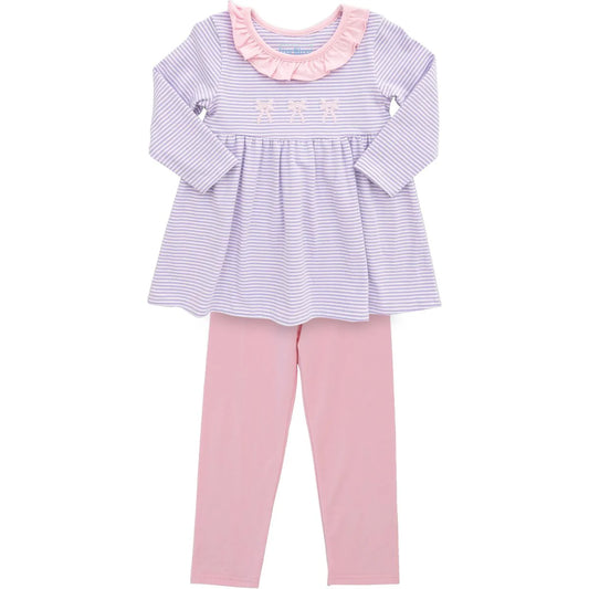 Bow Pants Set - Doodlebug's Children's Boutique