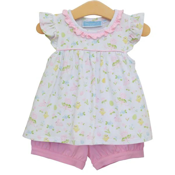Cottontail Banded Short Set - Doodlebug's Children's Boutique
