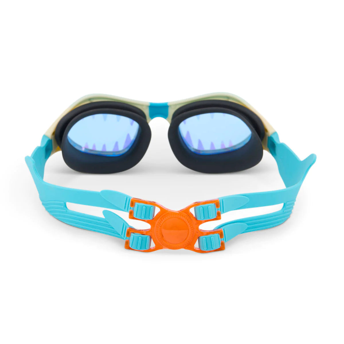 Shark Tooth White Megamouth Swim Goggles  - Doodlebug's Children's Boutique