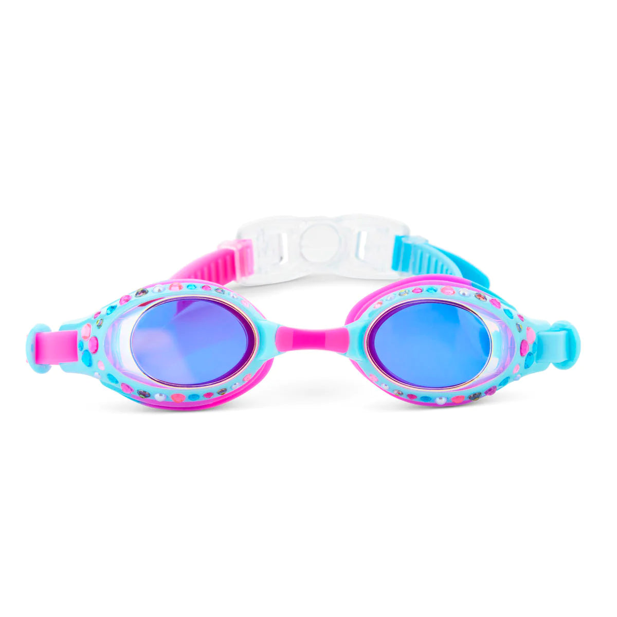 Crystal Violet Glimmering Gemstone Swim Goggles  - Doodlebug's Children's Boutique