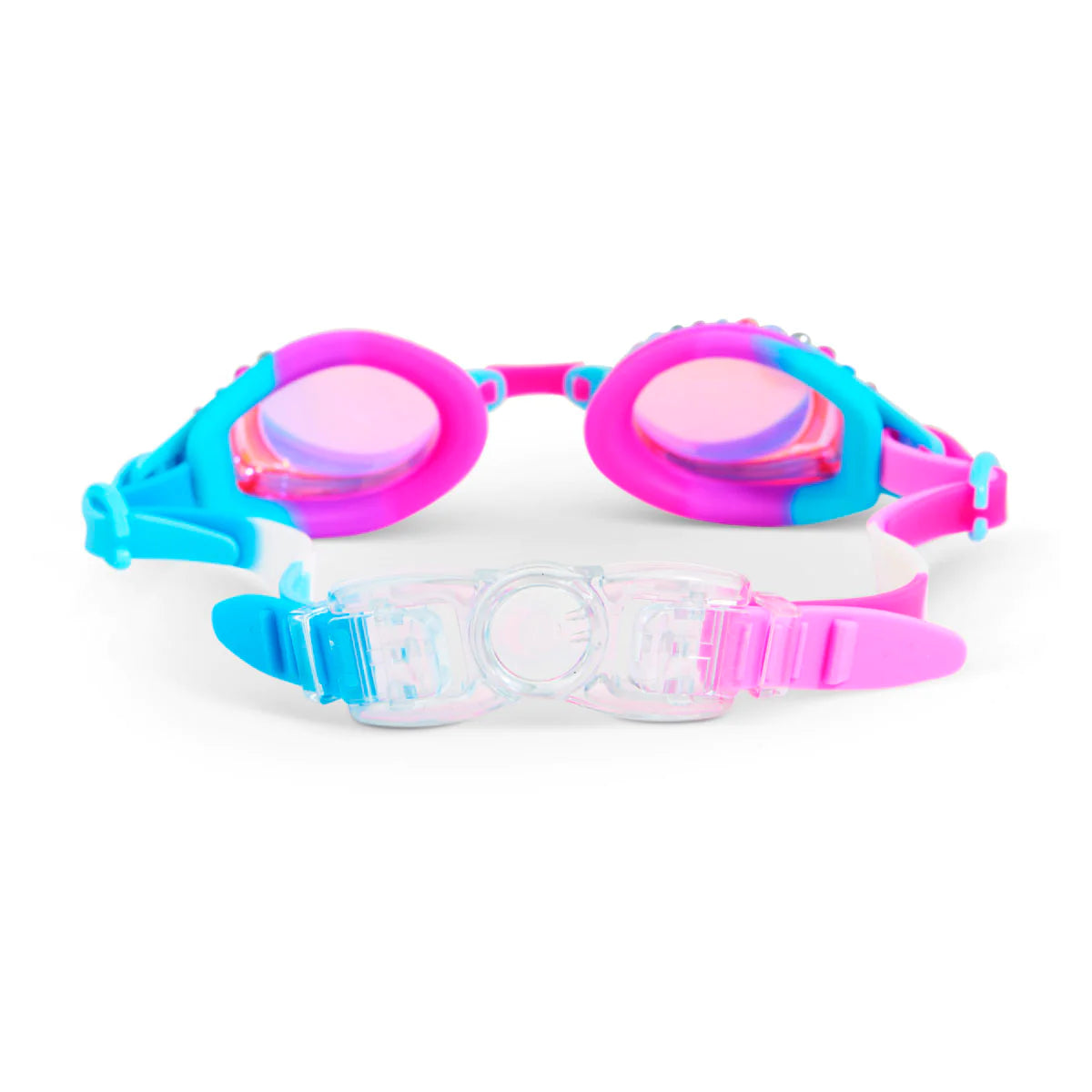 Crystal Violet Glimmering Gemstone Swim Goggles  - Doodlebug's Children's Boutique