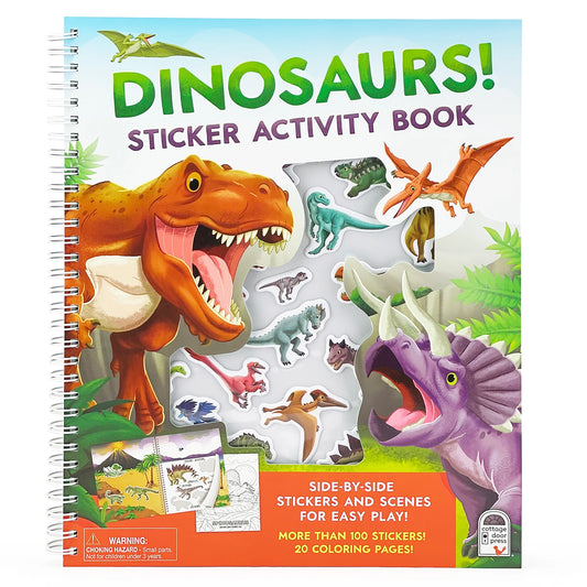 Dinosaurs Sticker Activity Book  - Doodlebug's Children's Boutique
