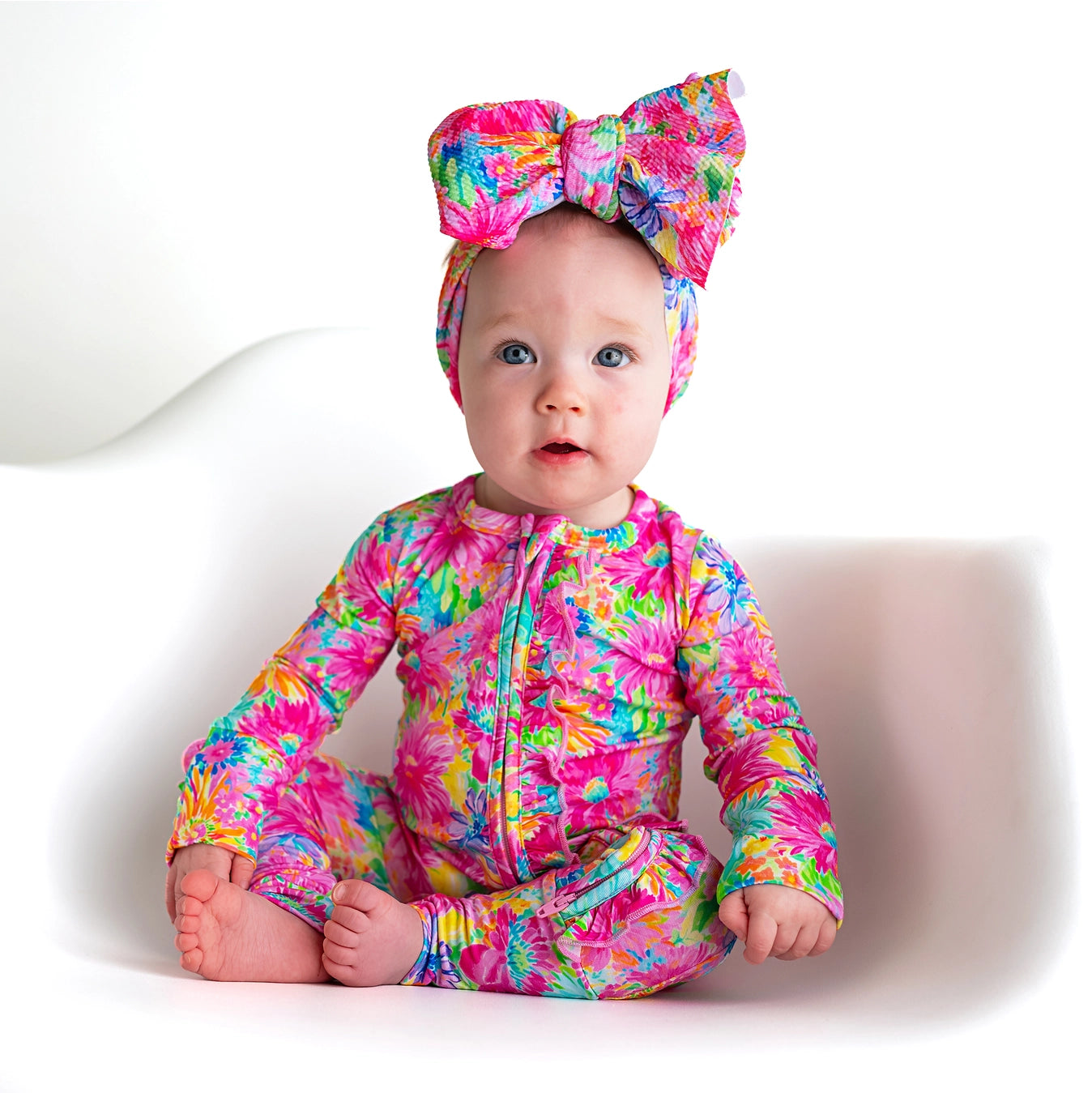 Kimberly Ruffle Zip  - Doodlebug's Children's Boutique