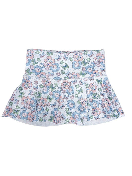 Butterfly Floral Skort - Doodlebug's Children's Boutique
