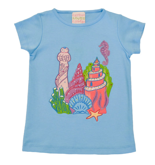 Mermaid Kingdom Tee  - Doodlebug's Children's Boutique