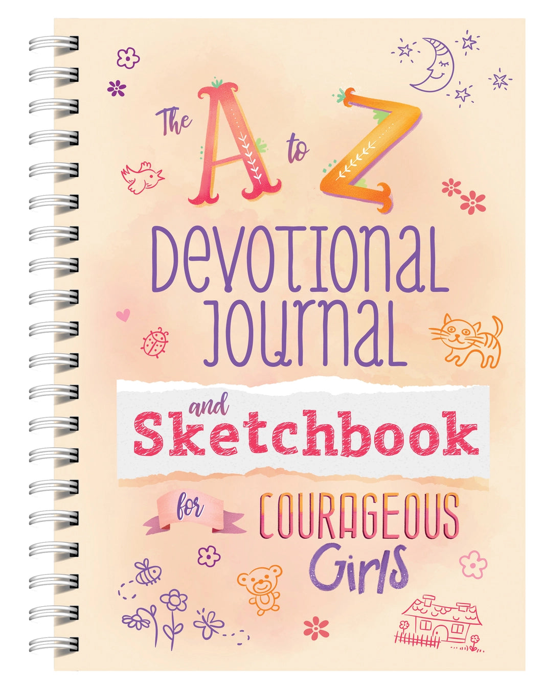 The A-Z Devotional Journal & Sketchbook for Courageous Girls  - Doodlebug's Children's Boutique