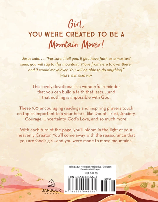 Devotions for a Moving Mountains Kind of Girl Book  - Doodlebug's Children's Boutique