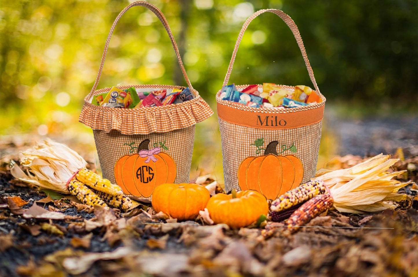 Halloween Pumpkin Tote  - Doodlebug's Children's Boutique