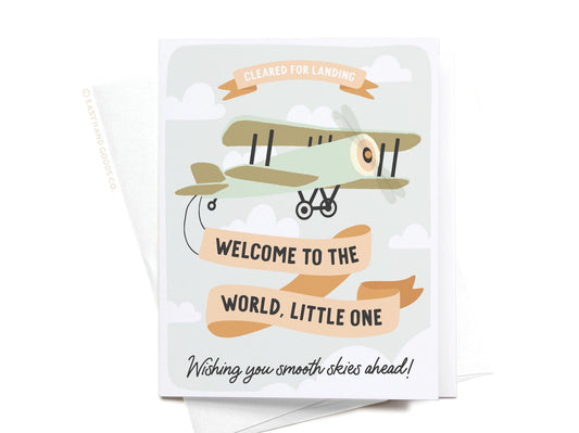 Welcome to the World, Little One Greeting Card - Doodlebug's Children's Boutique