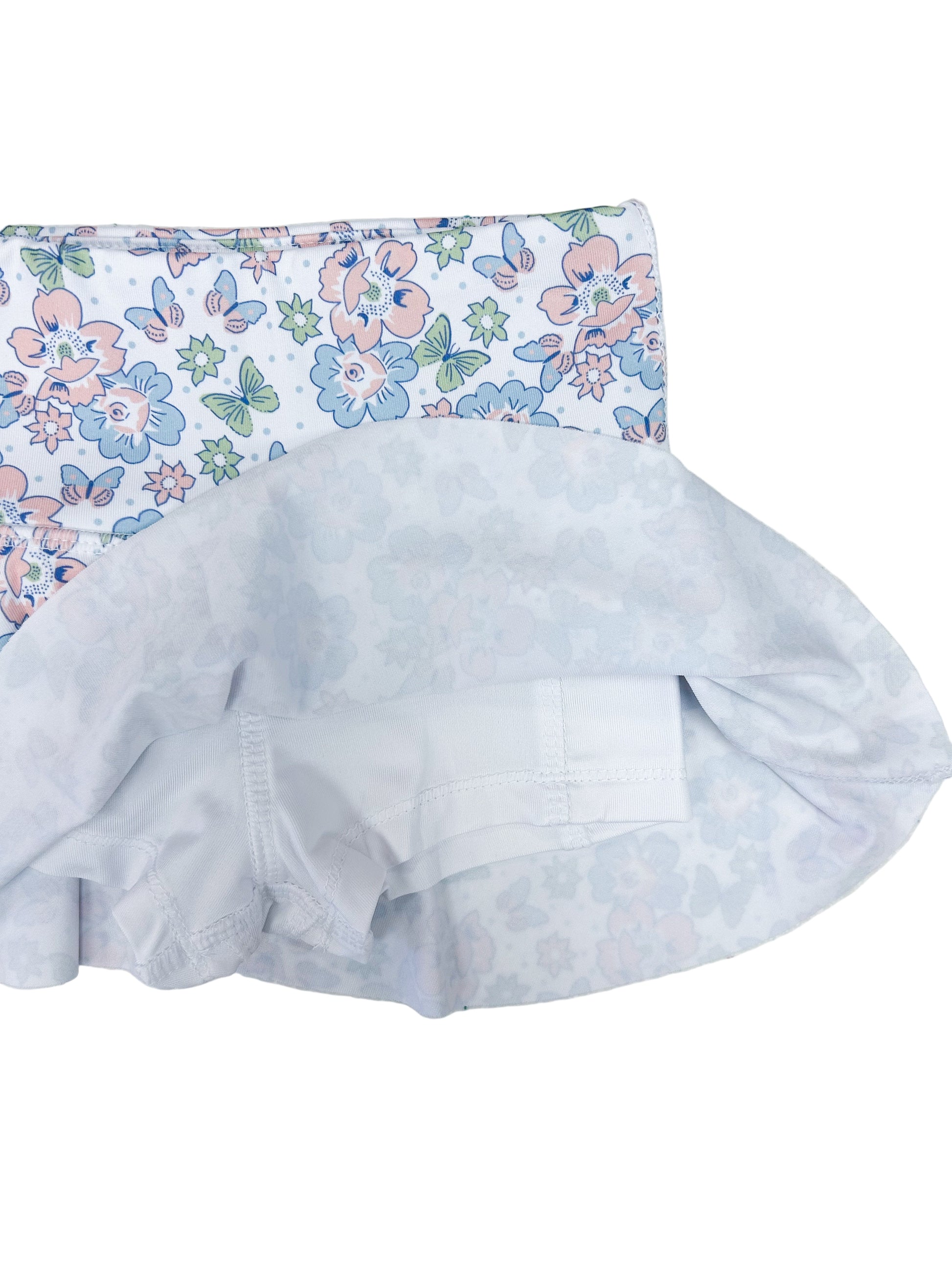 Butterfly Floral Skort - Doodlebug's Children's Boutique