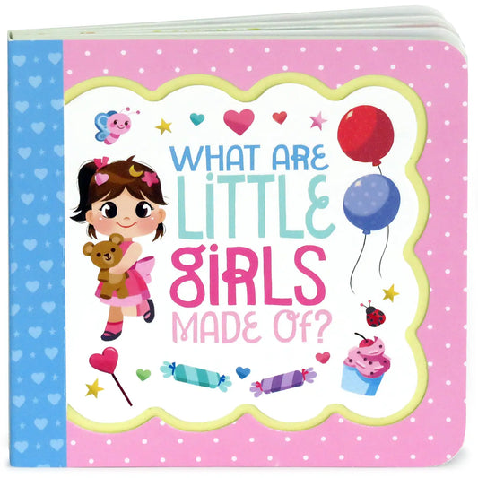 What Are Little Girls Made Of Greeting Card Book  - Doodlebug's Children's Boutique