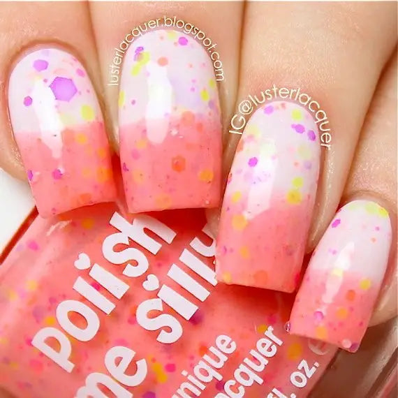 Color Changing Thermal Nail Polish in Creamsicle Surprise  - Doodlebug's Children's Boutique