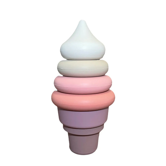 Ice Cream Silicone Stacker  - Doodlebug's Children's Boutique