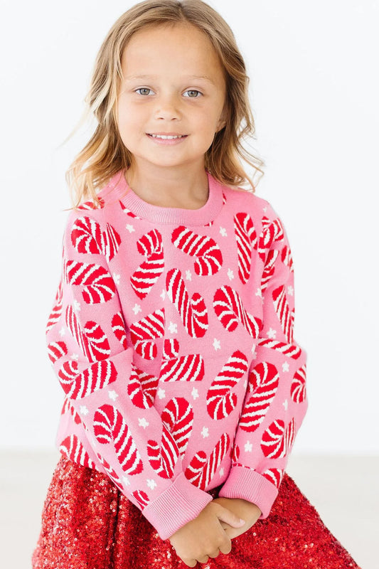 Candy Cane Sweater  - Doodlebug's Children's Boutique
