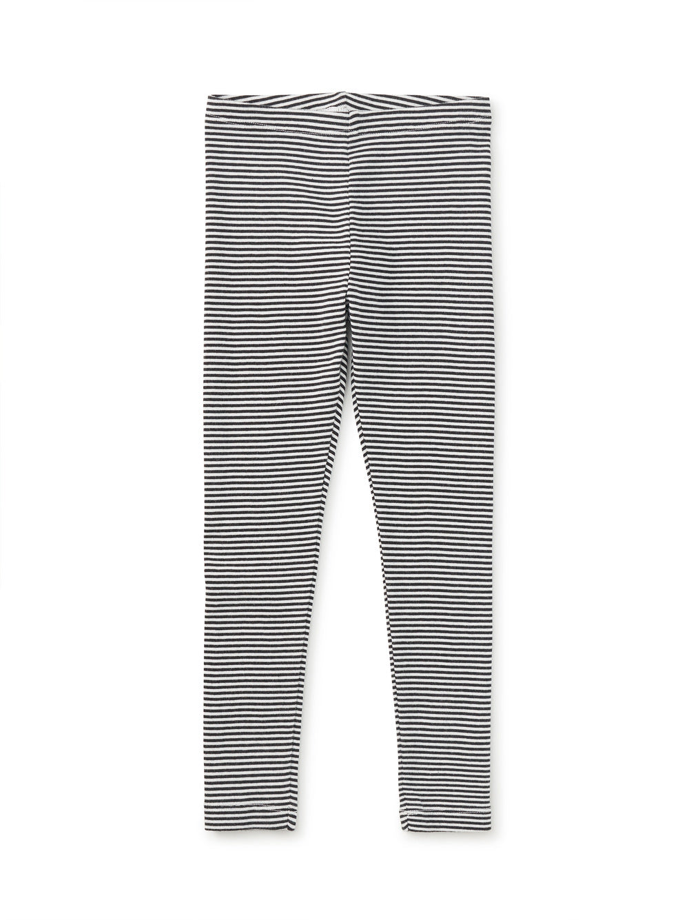 Striped Leggings in Jet Black - Doodlebug's Children's Boutique