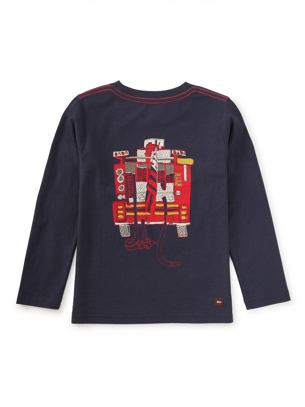 Fire Truck Double Sided Tee - Doodlebug's Children's Boutique