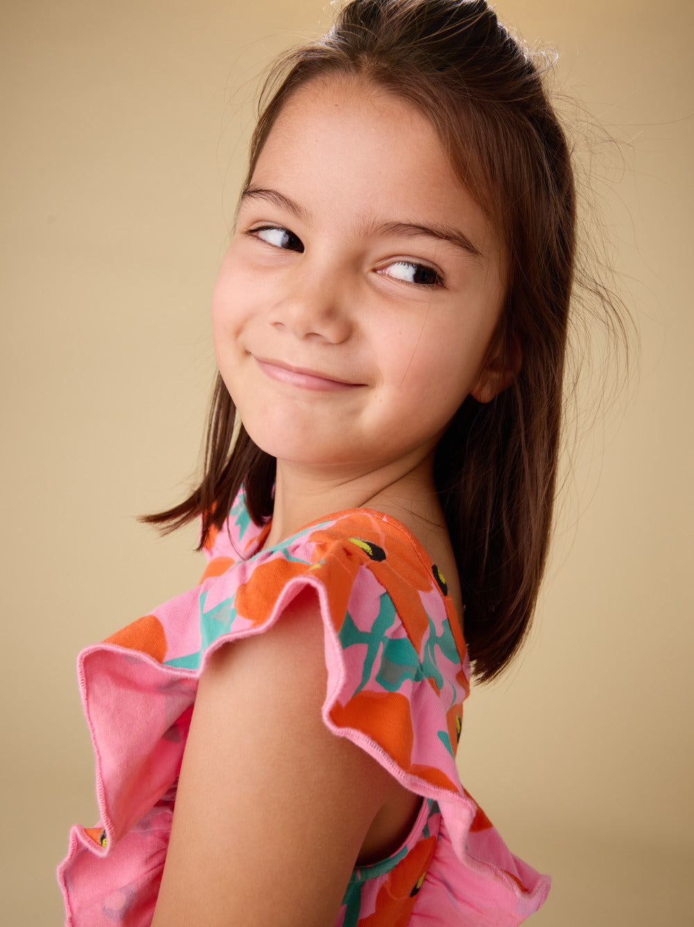 Poppy Poppies Flutter Sleeve Romper - Doodlebug's Children's Boutique