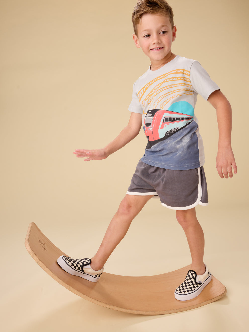 Thunder Sporty Ringer Shorts - Doodlebug's Children's Boutique