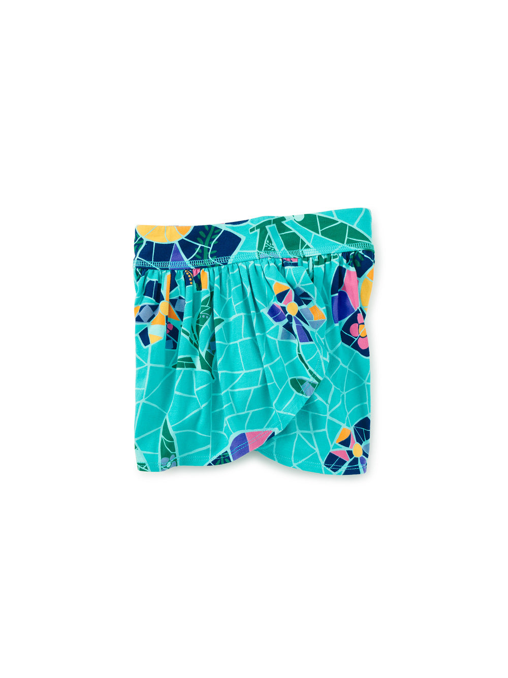 Mosaic Floral Sporty Petal Shorts