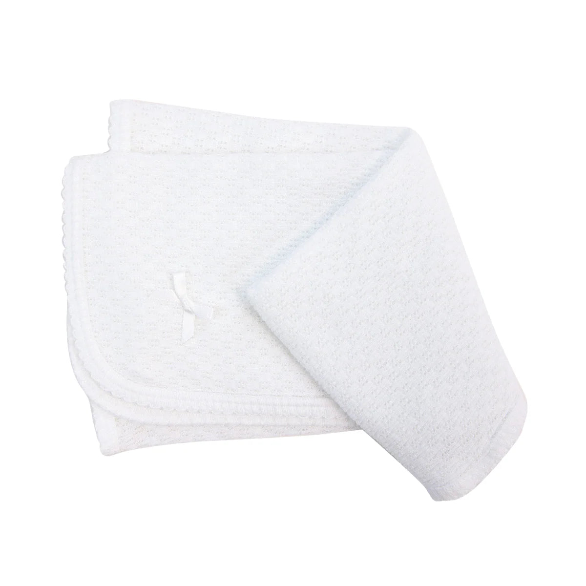 Solid White Swaddle Blanket - Doodlebug's Children's Boutique