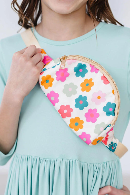 Retro Floral Belt Bag  - Doodlebug's Children's Boutique