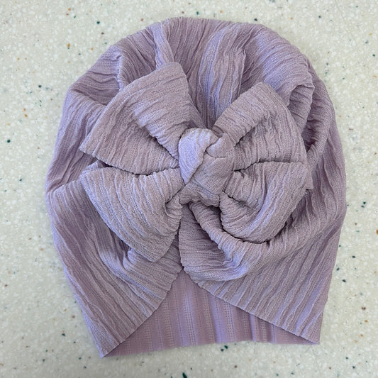 Textured Turban in Lilac  - Doodlebug's Children's Boutique