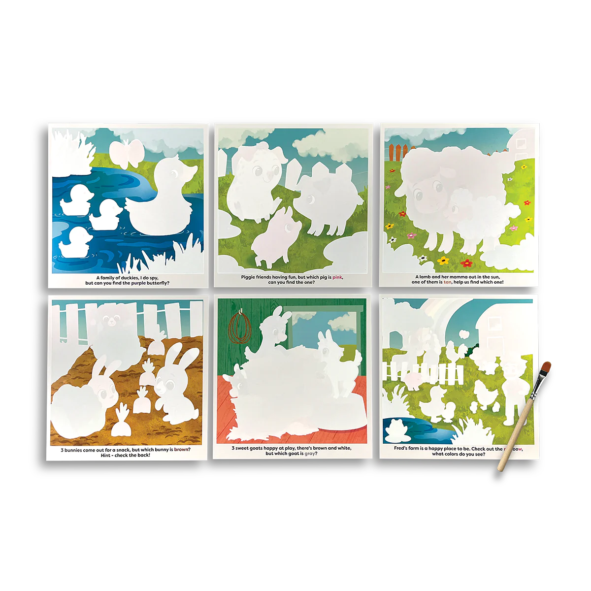 On the Farm Water Amaze Water Reveal Boards  - Doodlebug's Children's Boutique