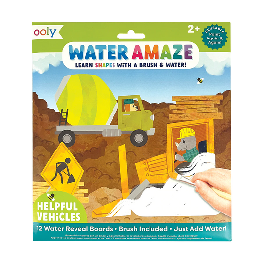 Helpful Vehicles Water Amaze Water Reveal Boards  - Doodlebug's Children's Boutique