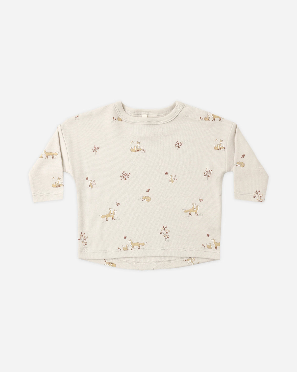 Long Sleeve Tee in Fox Land - Doodlebug's Children's Boutique