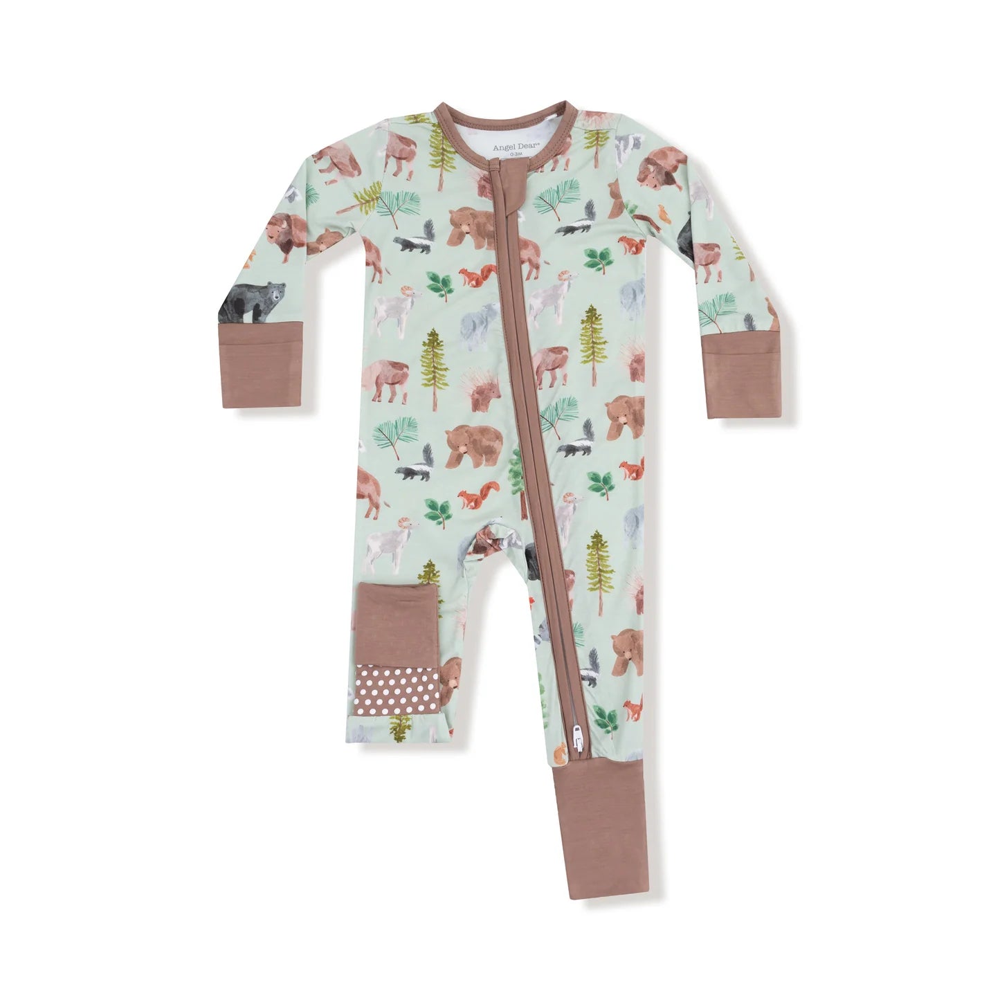 American Woodland Animals Convertible Romper - Doodlebug's Children's Boutique
