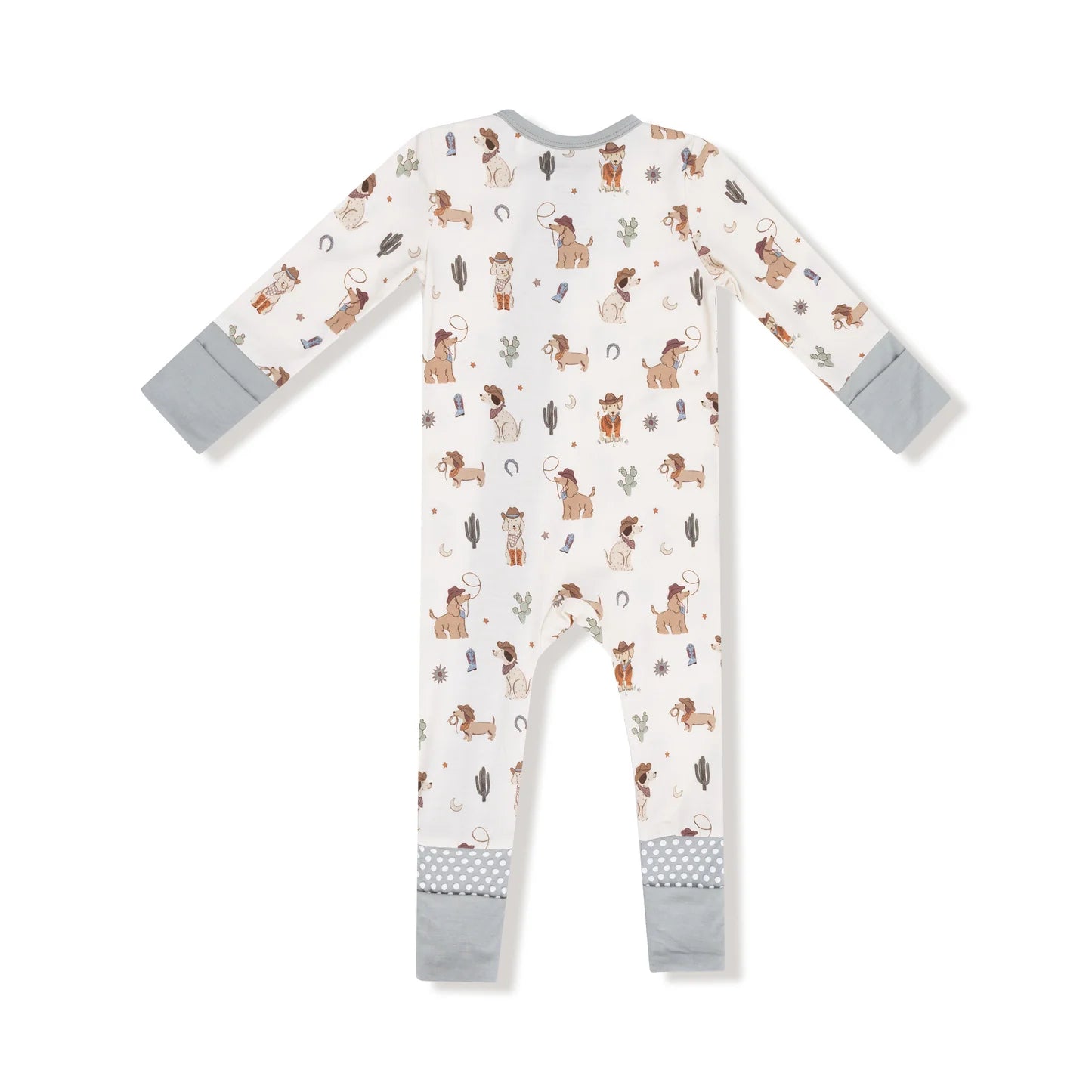 Cowboy Dogs Convertible Romper - Doodlebug's Children's Boutique