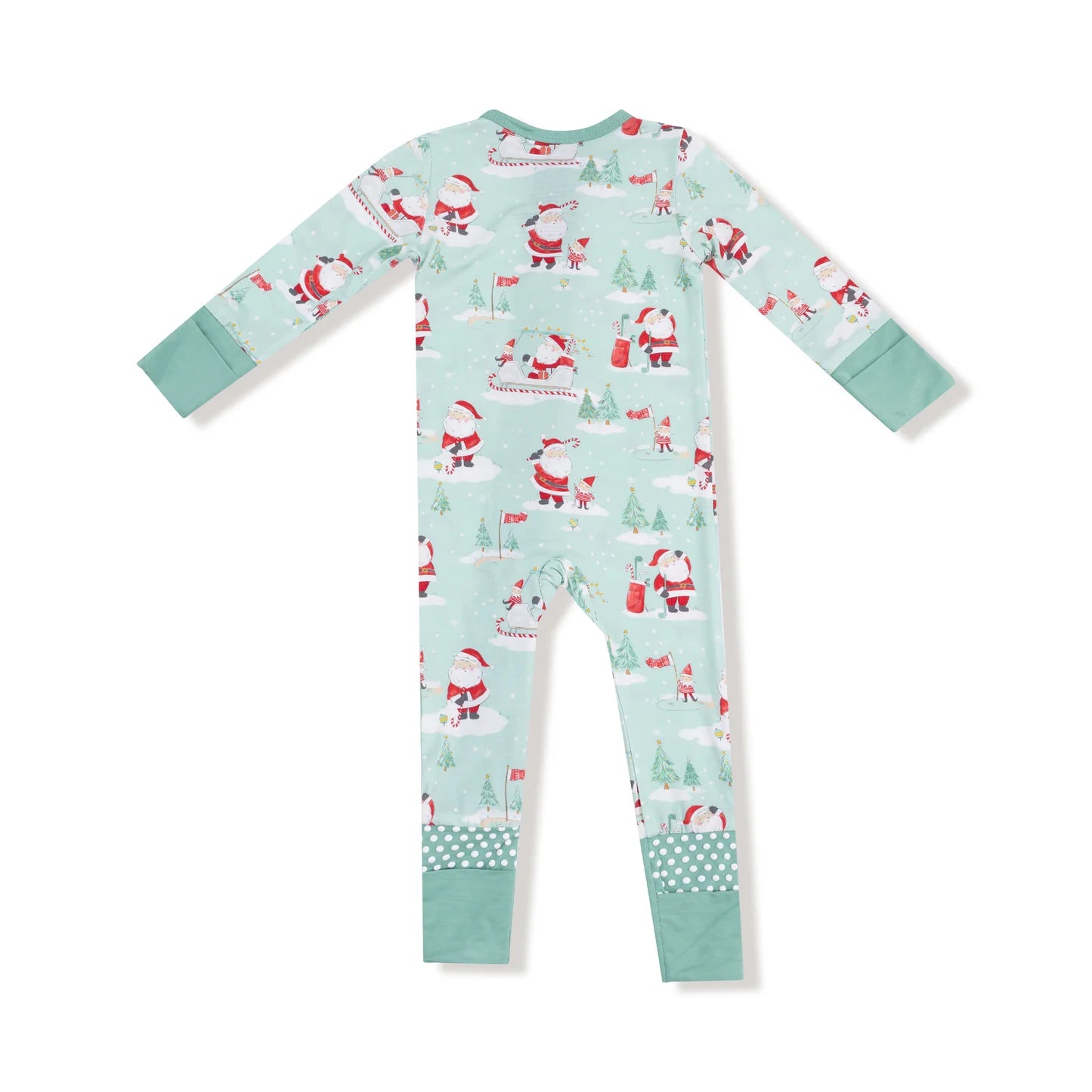 Golfing Santa & Elves Convertible Romper - Doodlebug's Children's Boutique