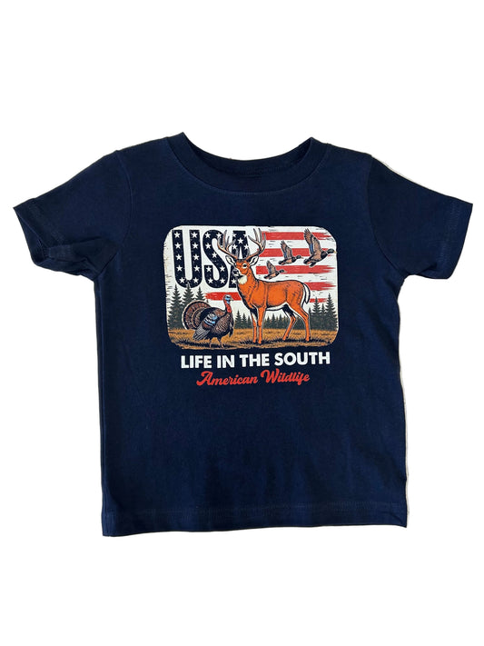 American Wildlife Shirt - Doodlebug's Children's Boutique