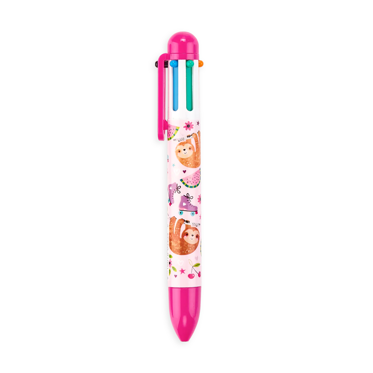 Funtastic Friends 6 Click Pen Hot Pink - Doodlebug's Children's Boutique