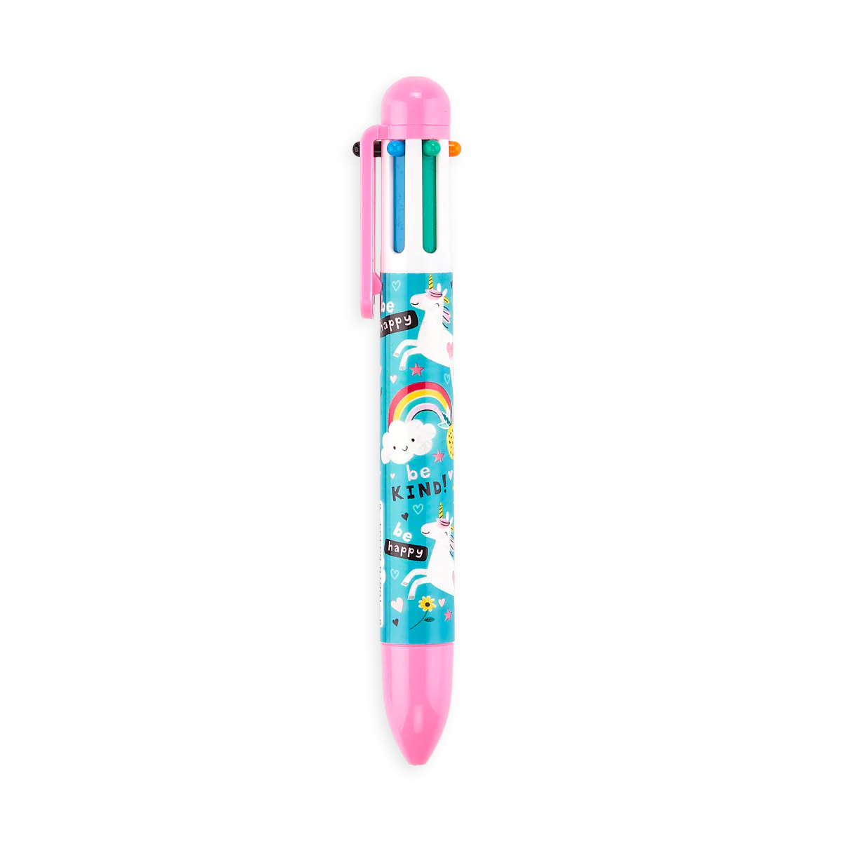 Funtastic Friends 6 Click Pen Light Pink - Doodlebug's Children's Boutique