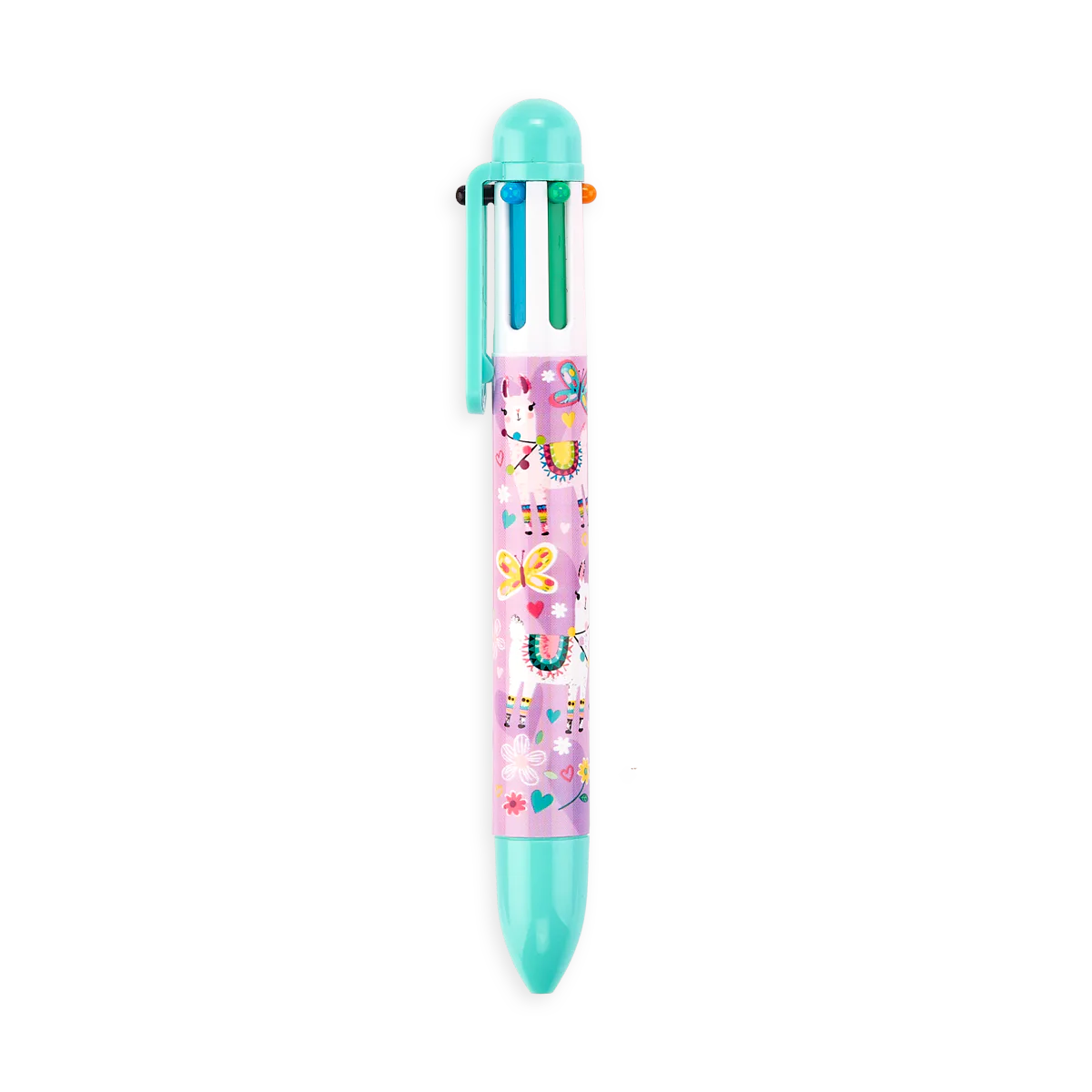 Funtastic Friends 6 Click Pen Teal - Doodlebug's Children's Boutique