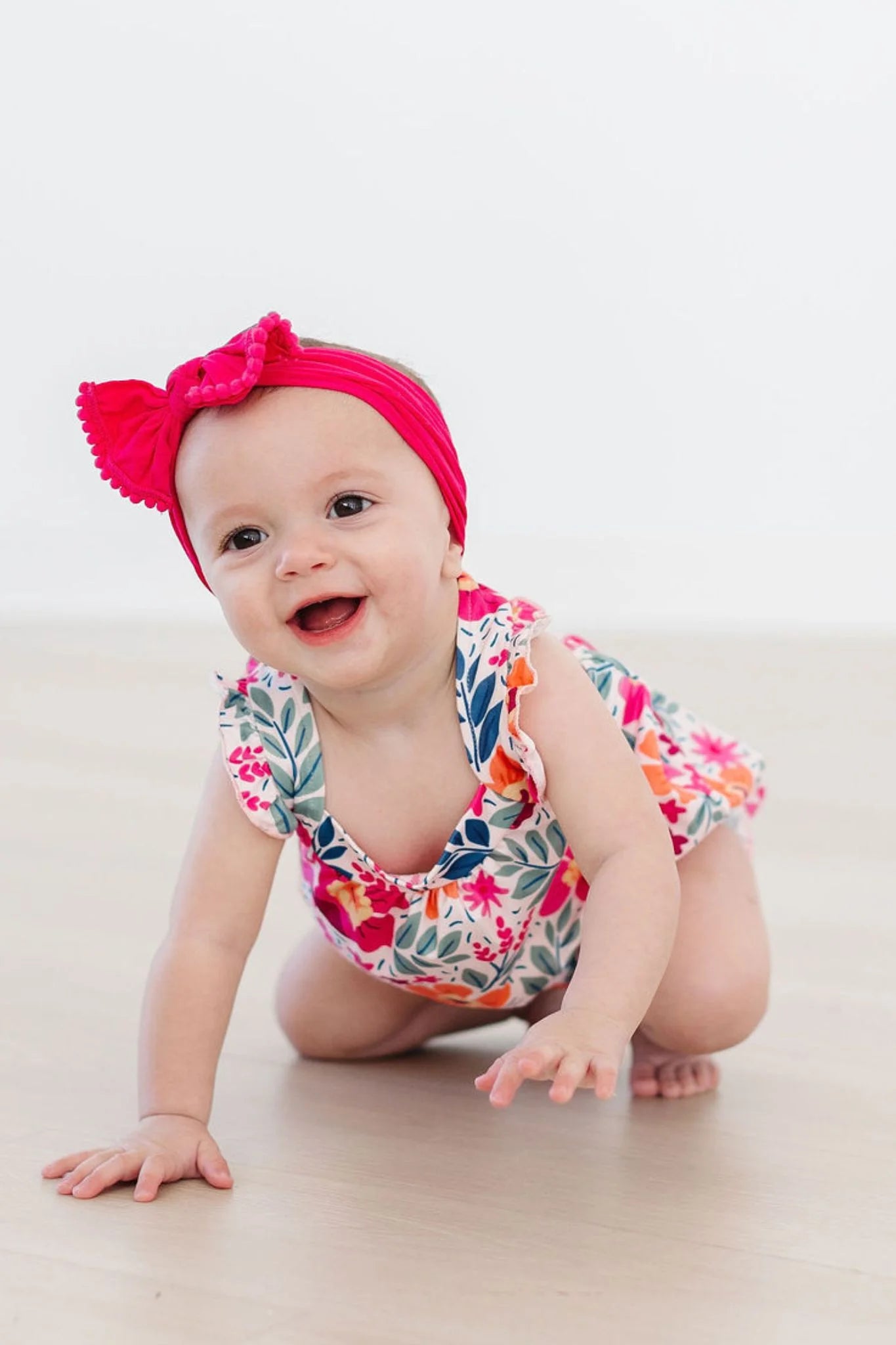 Garden Party Ruffle Cross Back Romper  - Doodlebug's Children's Boutique