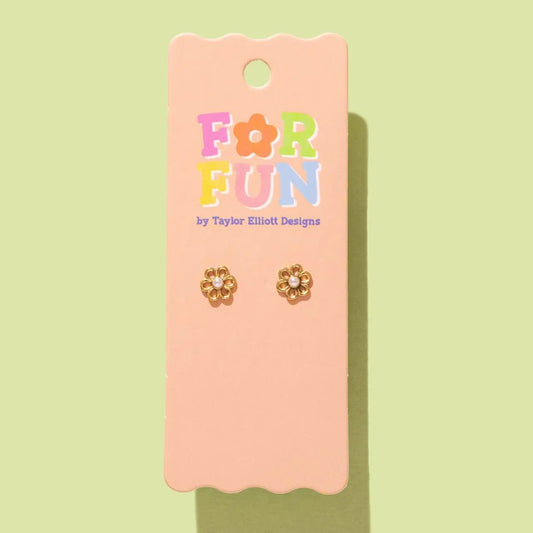 Fiona Earrings - Doodlebug's Children's Boutique